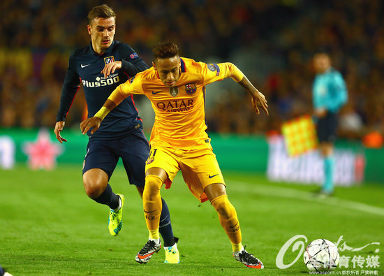 马德里竞技绝杀丹麦，内马尔三分雨点燃全场